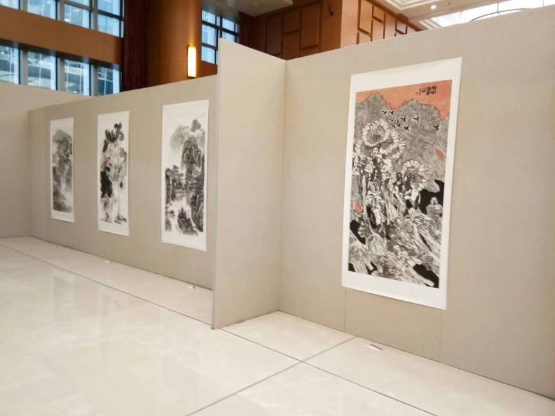 书画无缝展板